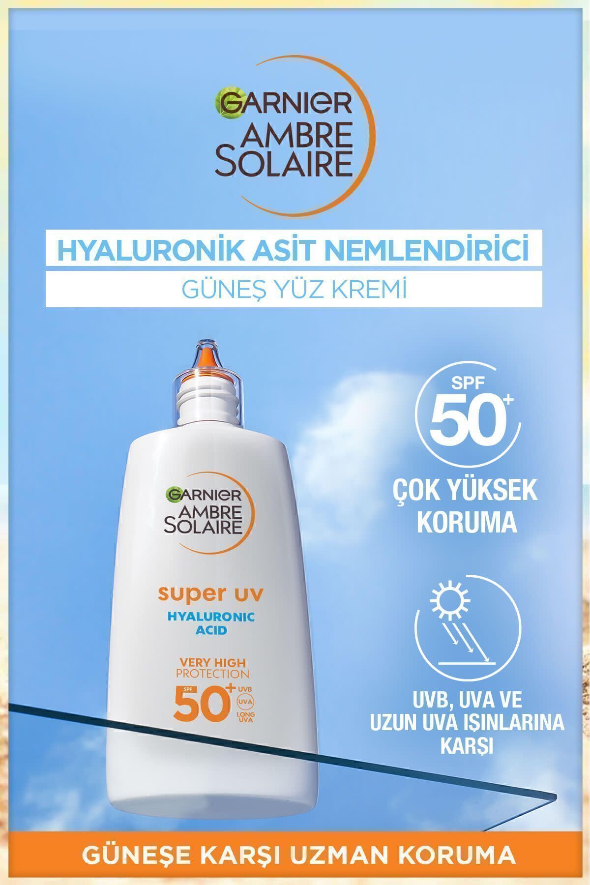 کرم ضد آفتاب صورت ویتامین C فوق العاده روشنایی سرم و AMBRE SOLAIRE تیره STAIN صفحه نمایش Garnier