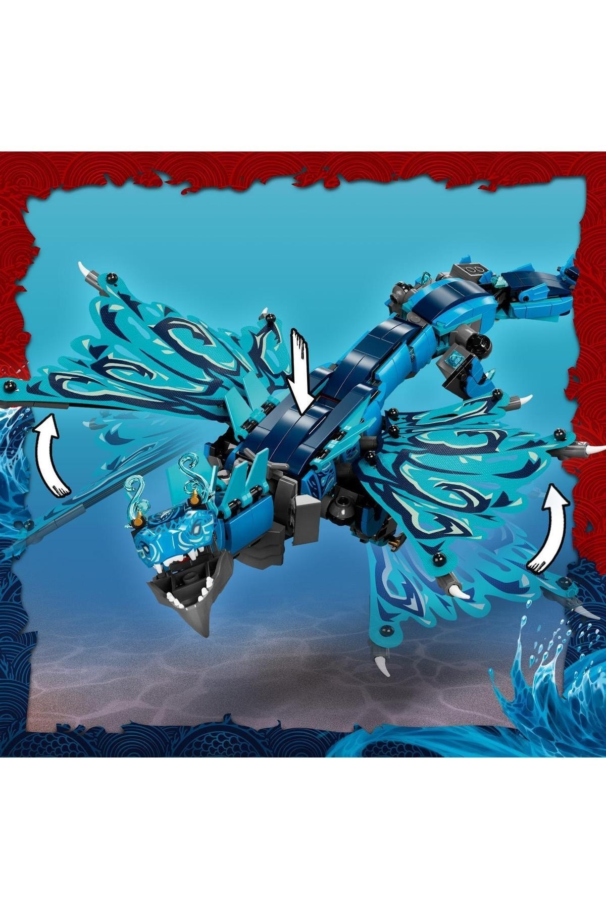 لگو ® NINJAGO® WATER DRIVING 71754 جنگ خلاق برای ساز کودکان 737 قطعه اورجینال LEGO