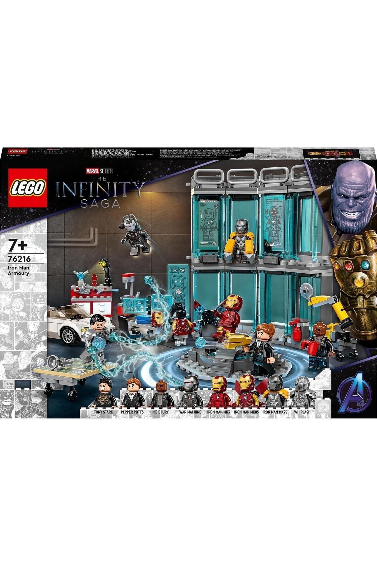 لگو ® MARVEL IRON MAN با 76216 تماس می گیرد به مدت 7 سال بالاتر 496 قطعه اورجینال LEGO