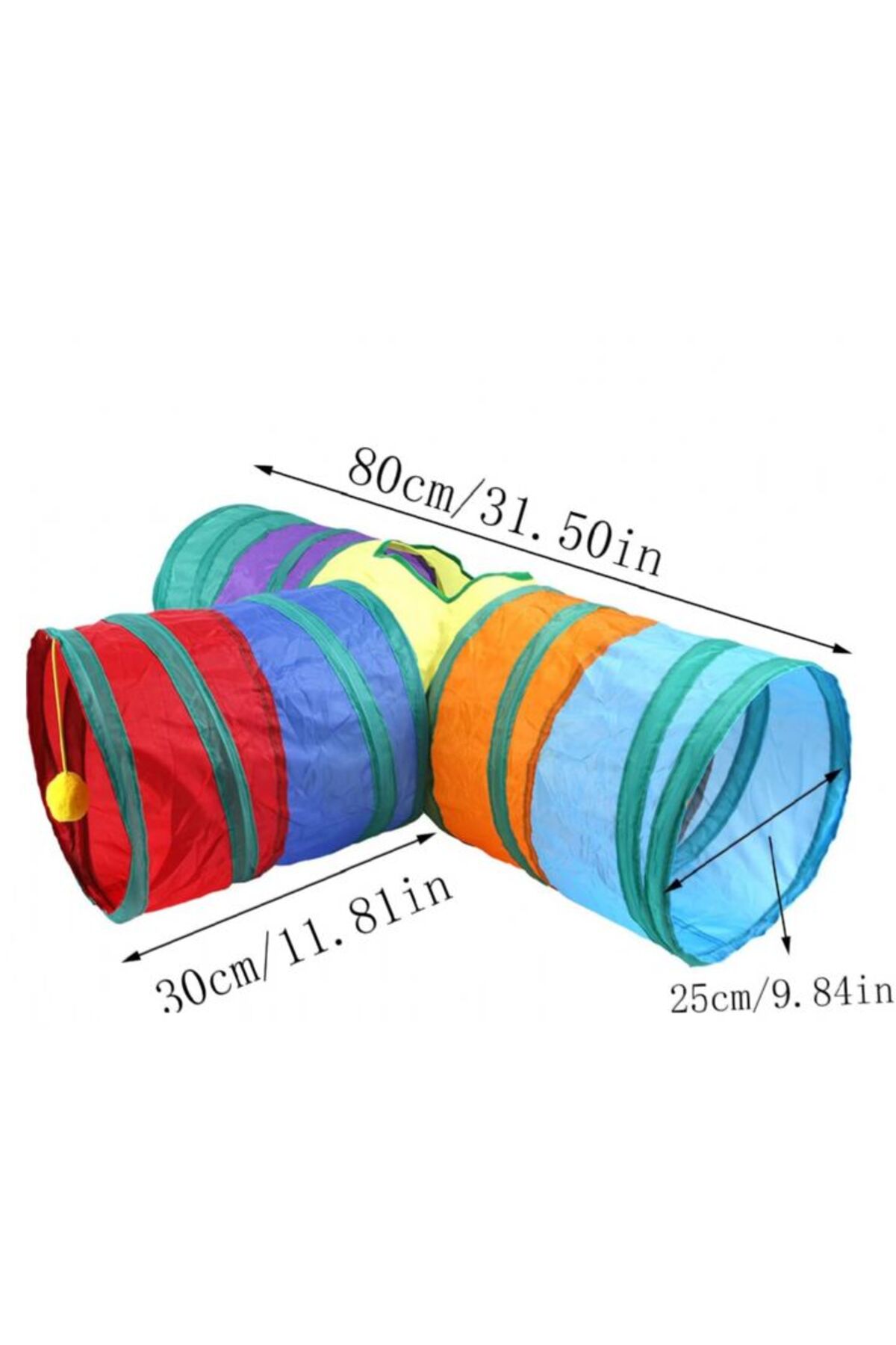 اسباب‌بازی تونلی سه‌راهه گربه نونبل Nunbell مدل 49958 رنگی
