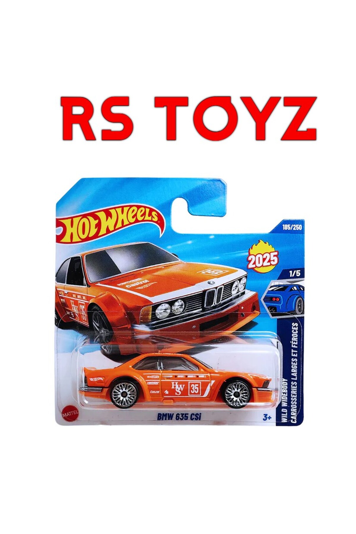 ماشین اسباب بازی BMW 635 CSI از ترکیه HOT WHEELS