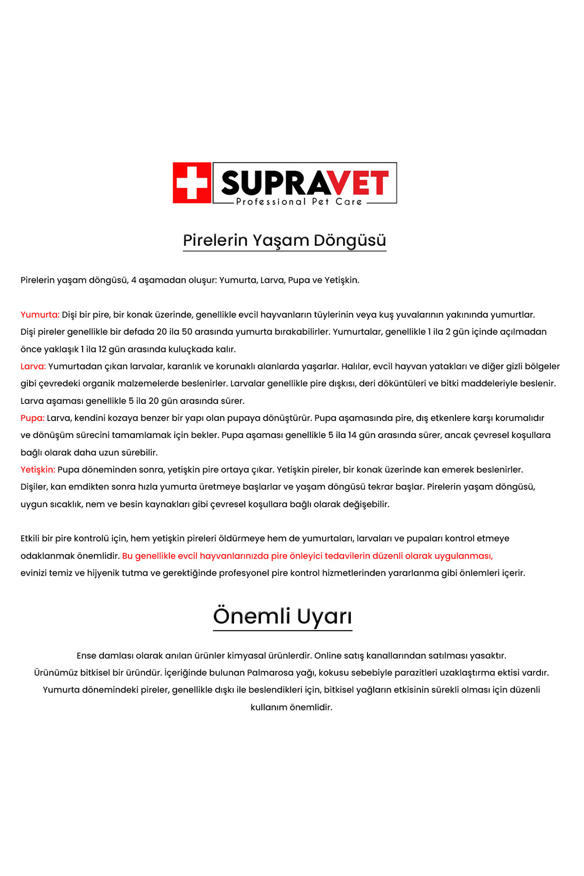 ست قطره دورکننده شپش، کک، کنه و انگل‌های خارجی گربه سوپراوت Supravet مدل SET-010