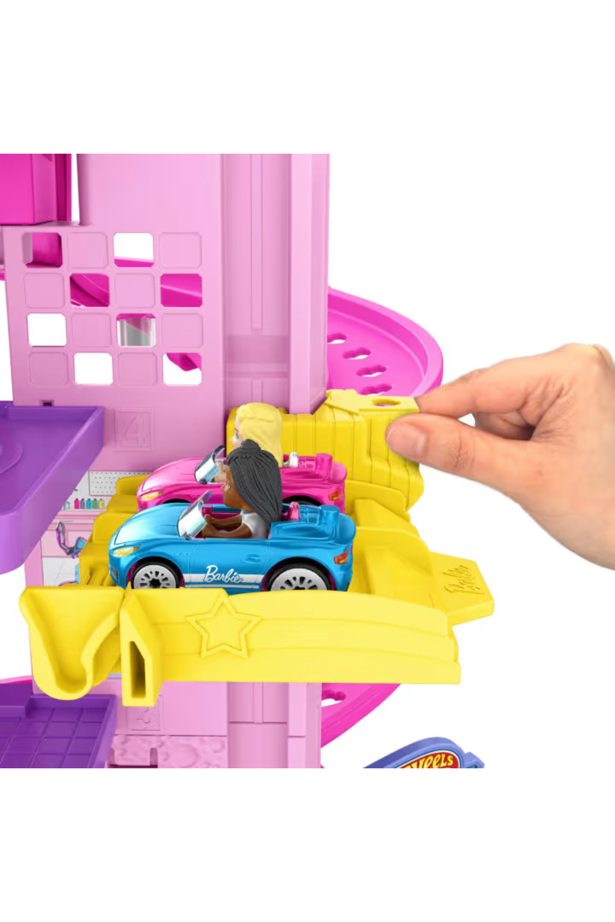 ماشین اسباب بازی RACERVERSE BARBIE PLAYSET 'MALIBU' و 'BROOKLYN' با های JDD65 HOT WHEELS