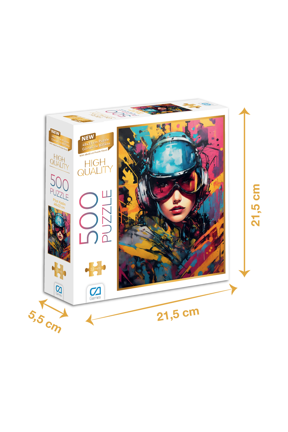 پازل خلبان زنانه 500 تکه از ترکیه CA Games