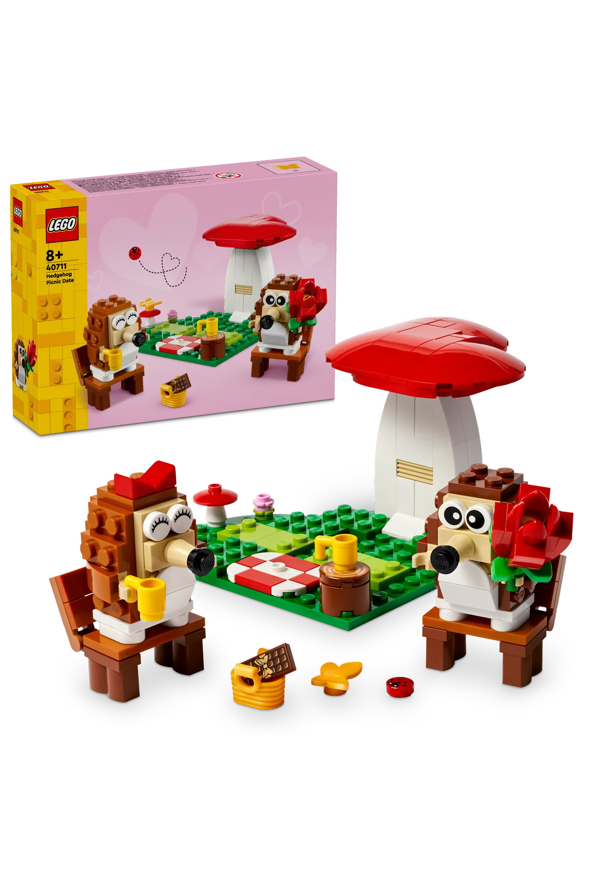 لگو و اسباب بازی های ساخت محور ® ICONIC HEDGEHOG PICNIC 40711 شامل مجموعه برای کودکان 8 سال به بالا 166P اورجینال LEGO
