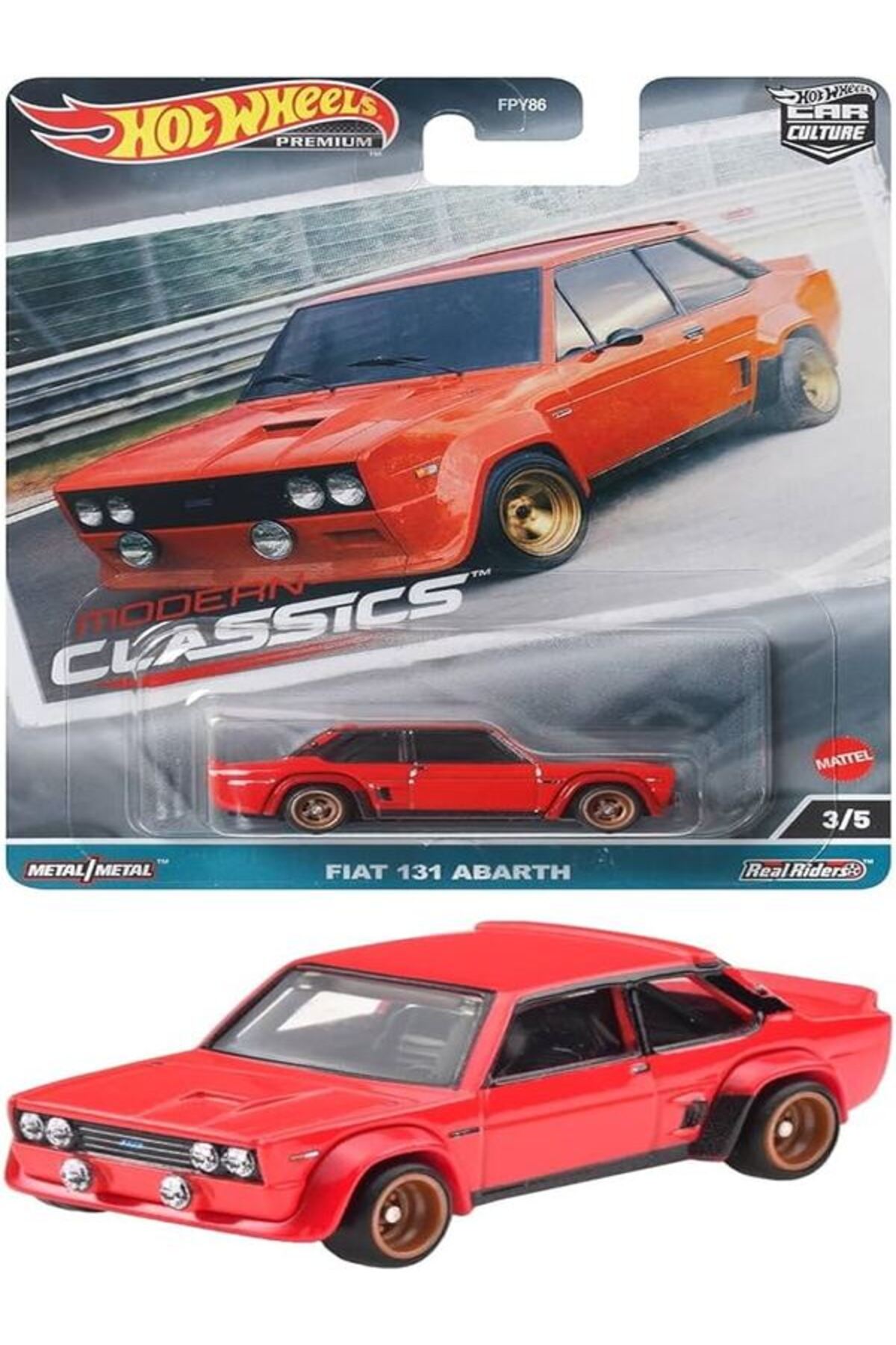 ماشین اسباب بازی FIAT 131 ACTH CLASSICS مجموعه MURAT HW هات ویلز اورجینال HOT WHEELS