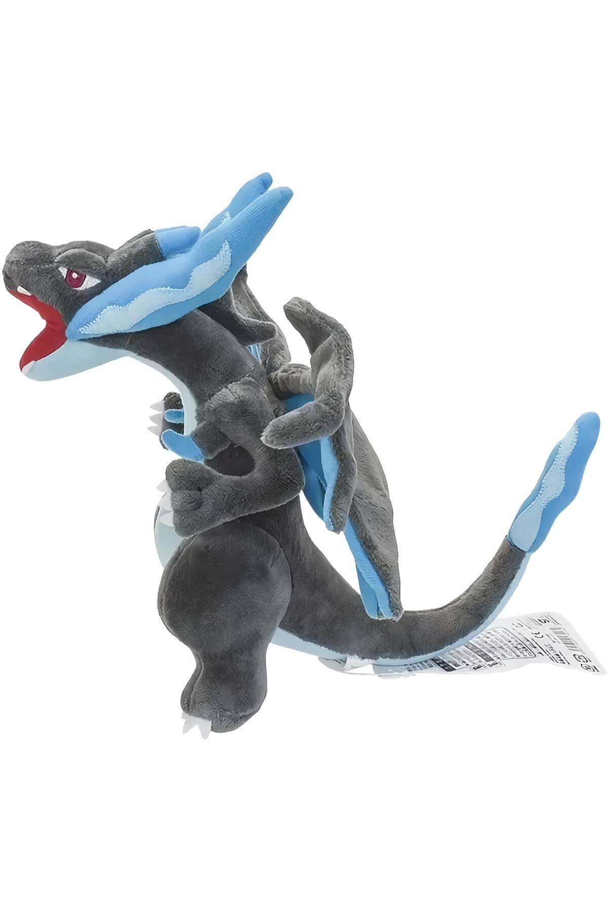 اسباب بازی های پشمی FABRIC XXL POKEMON MEGA CHARIZARD X DRAGON FIGURE PULSH TOY SLEEPING & PLAYMATE 120 سانتی متری وارداتی. e-life shop