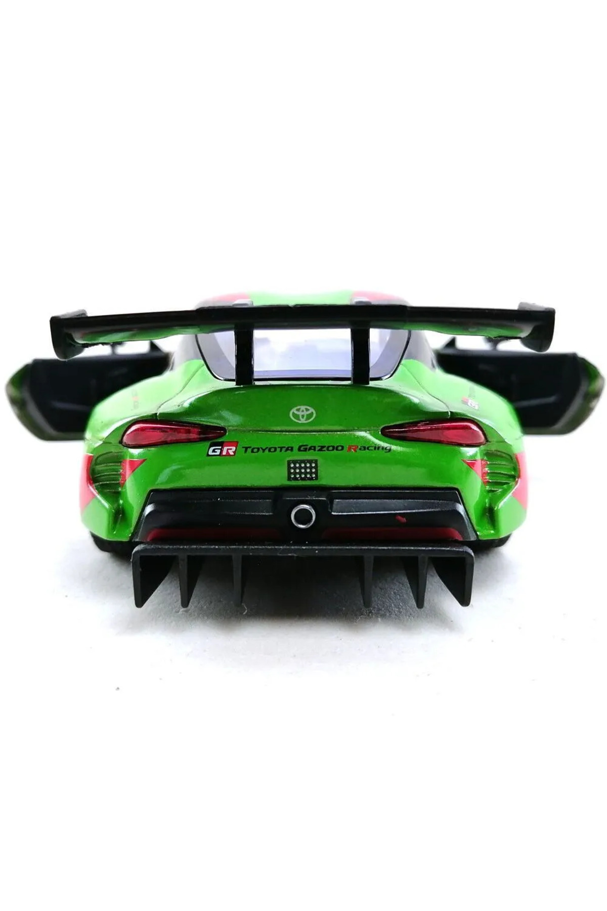 مدل خودرو ماشین فلزی TOYOTA SUPRA GR RACING LIVERY EDITION 1:36 12.5 CM PULL DROP GREEN اورجینال LRS STORE