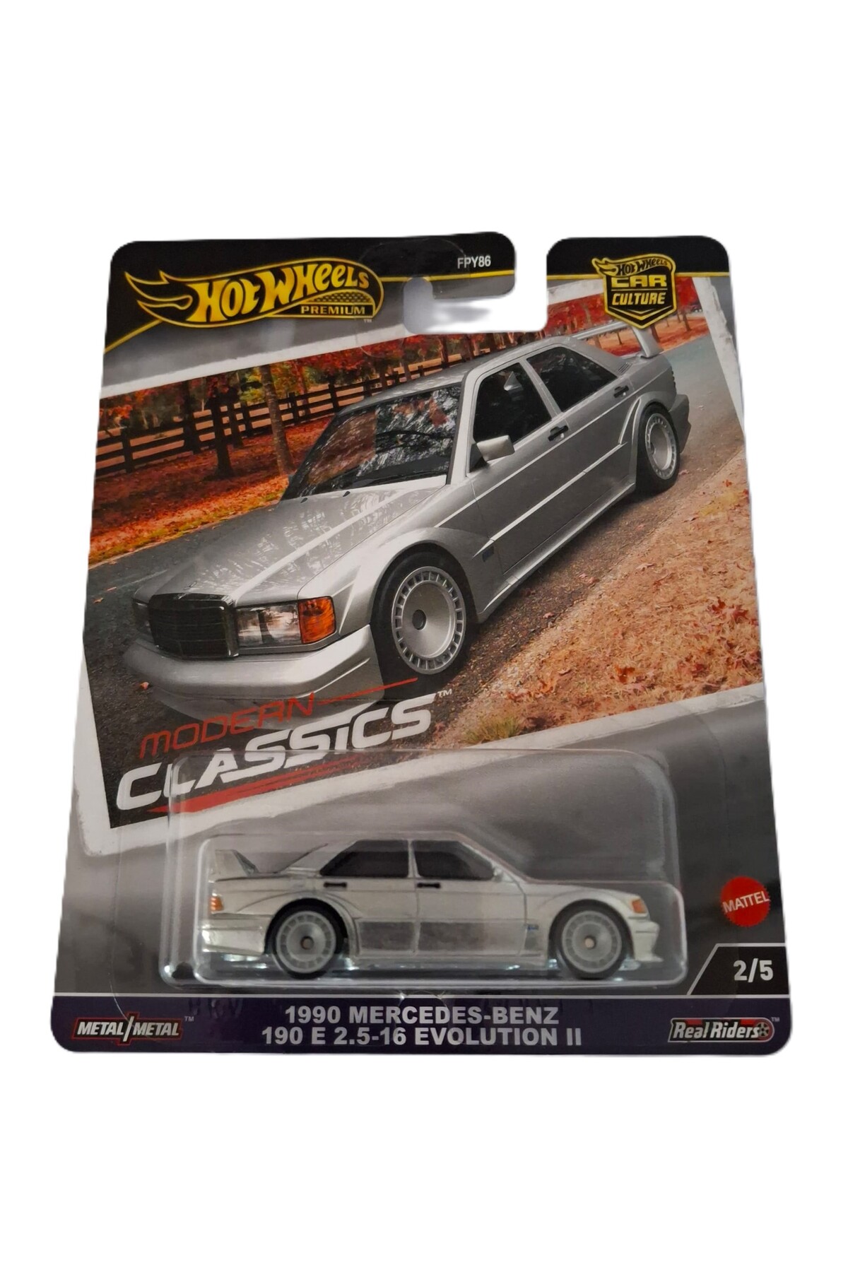 ماشین اسباب بازی مرسدس بنز 190 E 2.5 16 EVOLUTION II HRV98 از ترکیه HOT WHEELS