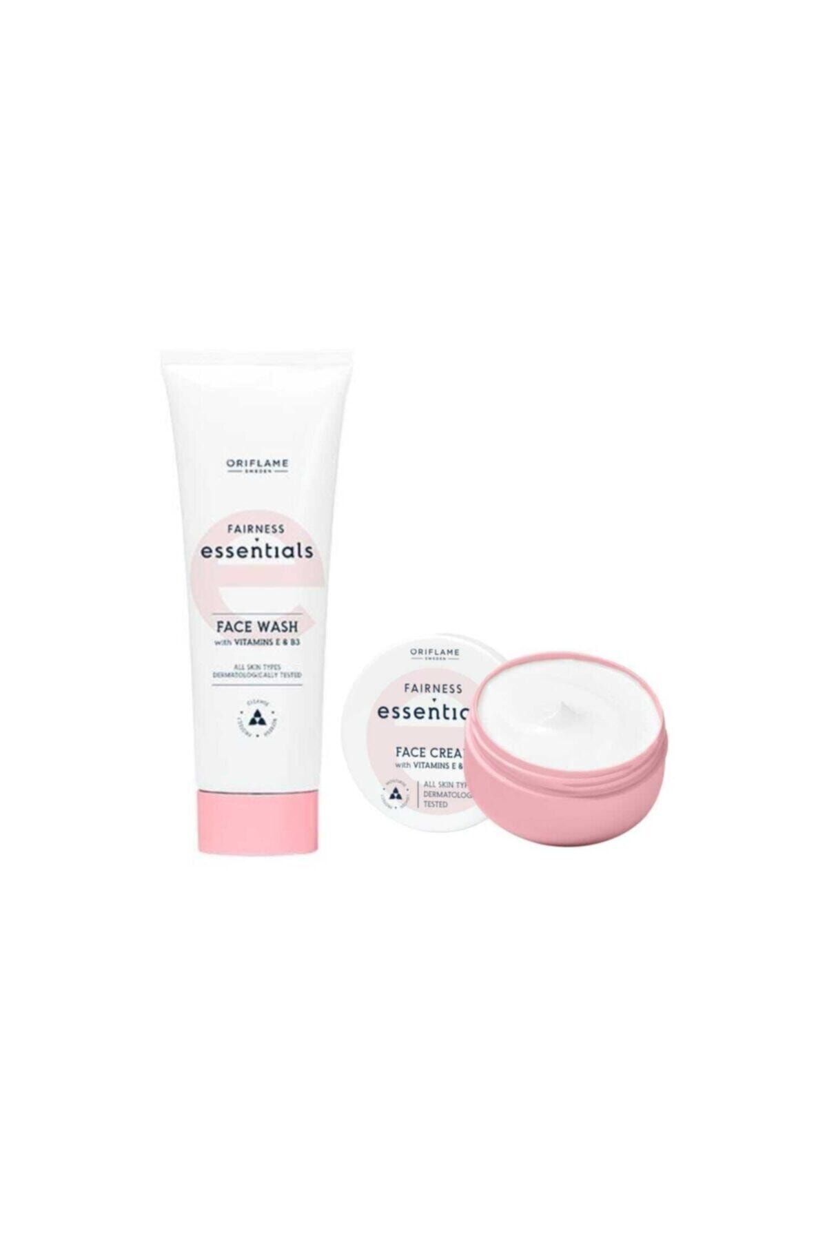 فوم شستشوی صورت ضروری 125 میلی لیتر + کرم 75 رنگ: آئیوری اوریفلیم Oriflame