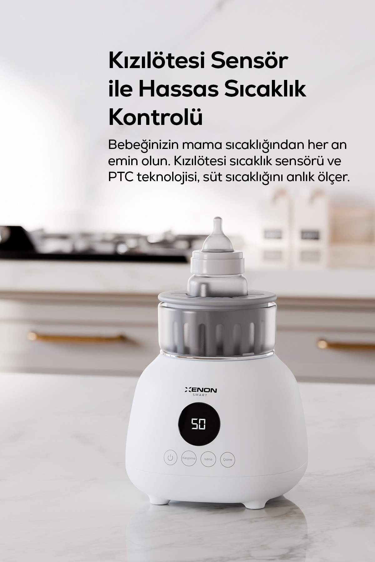 گرم‌کن شیشه‌شیر زنون اسمارت Xenon Smart مدل X1003