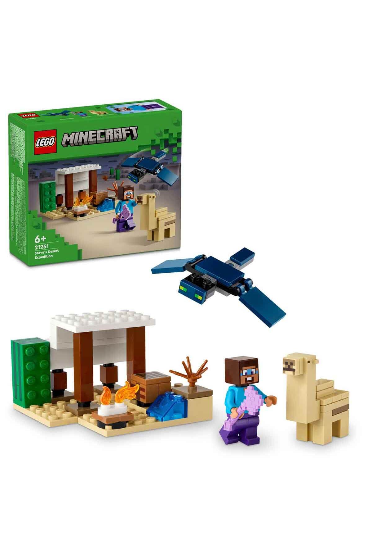 لگو و اسباب بازی های ساخت محور ® MINECRAFT® STEVE'S DESERT EXPEDITION 21251 ماجراجویی برای هفت کودک 6 سال به بالا از ترکیه LEGO