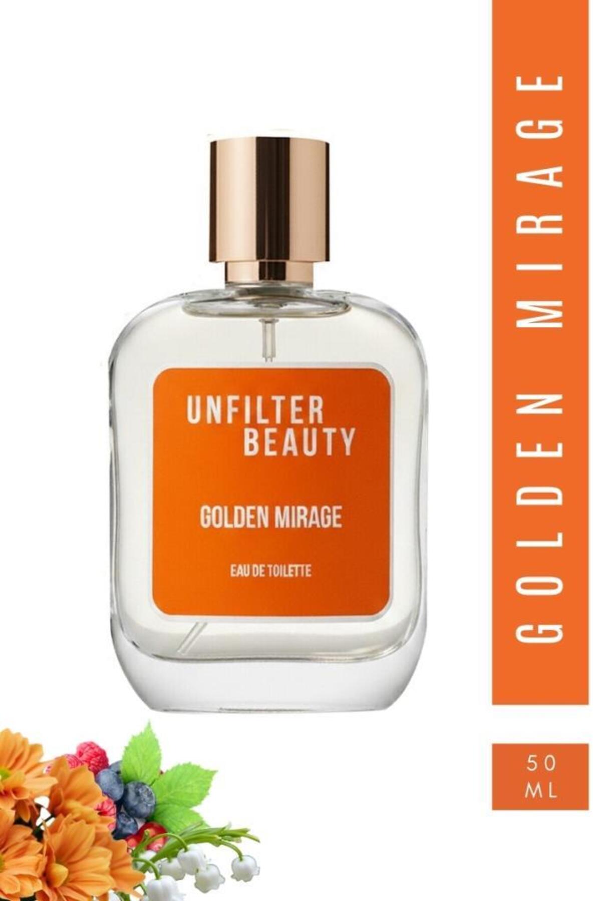 عطر زنانه گلدن میراژ ادو تویلت ۵۰ میلی‌لیتری آنفیلتر بیوتی Unfilter Beauty
