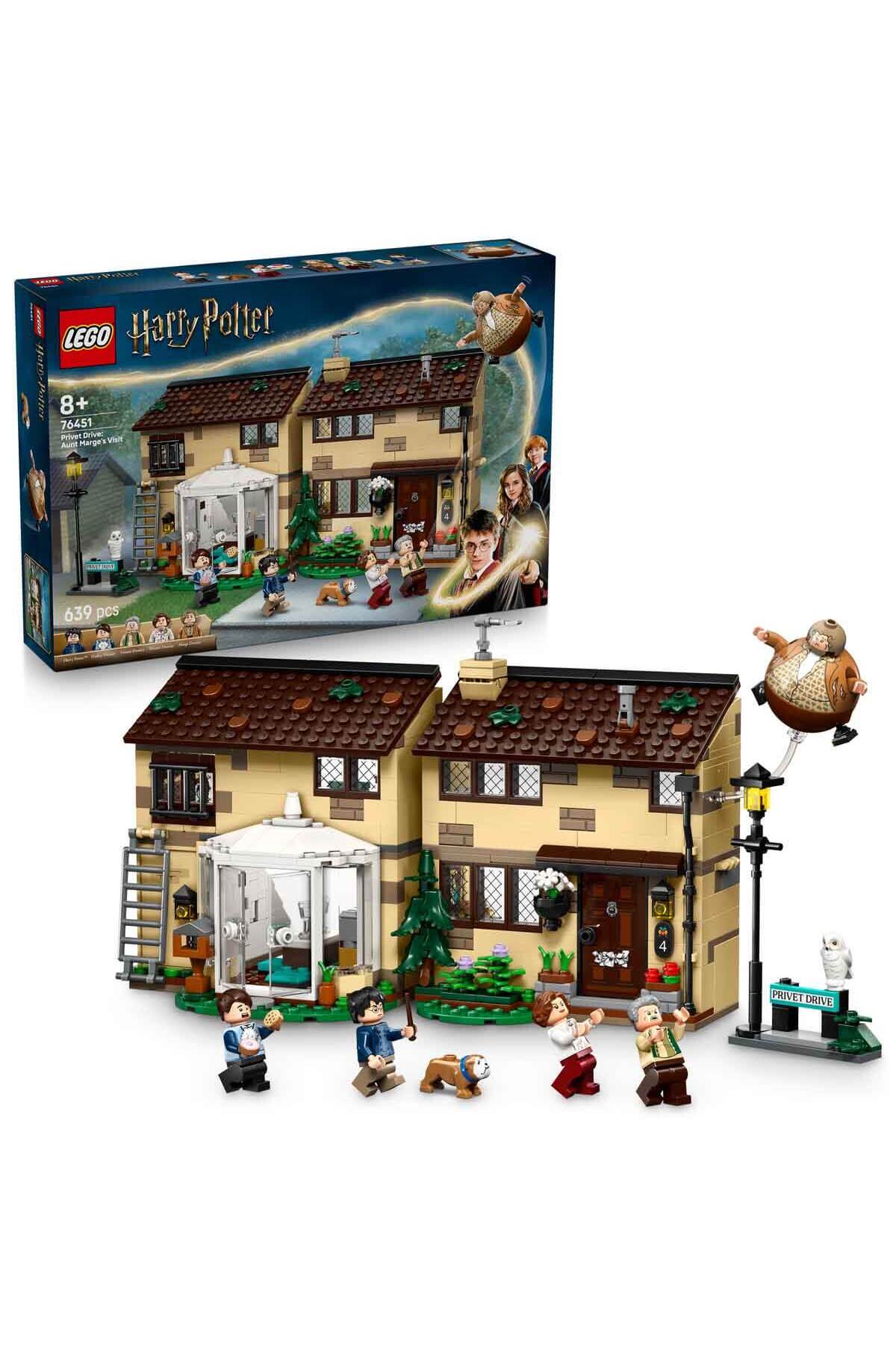 لگو و اسباب بازی های ساخت محور HARRY POTTER PRIVET DRIVE: AUNT MARGE'S VISIT 76451 برای کودکان 8 سال به بالا اورجینال LEGO