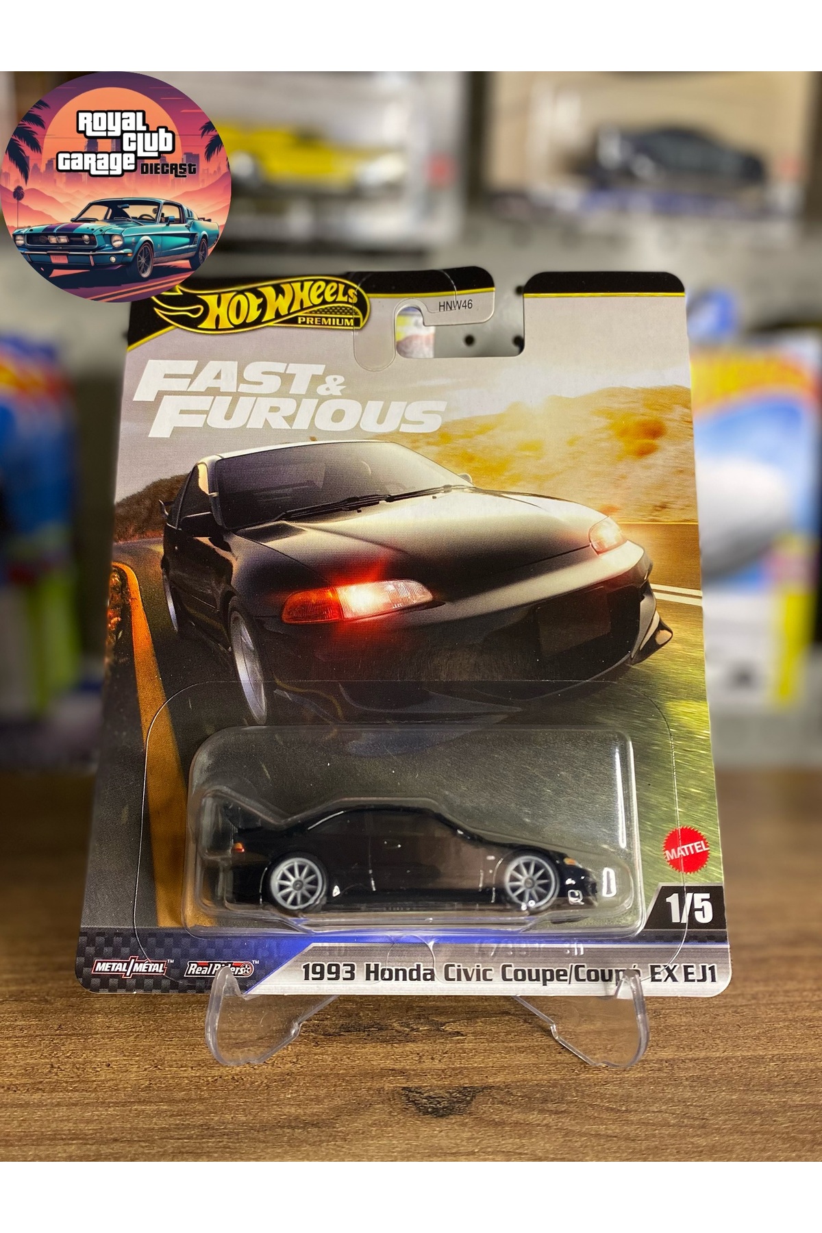 ماشین اسباب بازی HONDA CIVIC COUPE EX EJ1 ممتاز FAST & FURIOUS از ترکیه HOT WHEELS