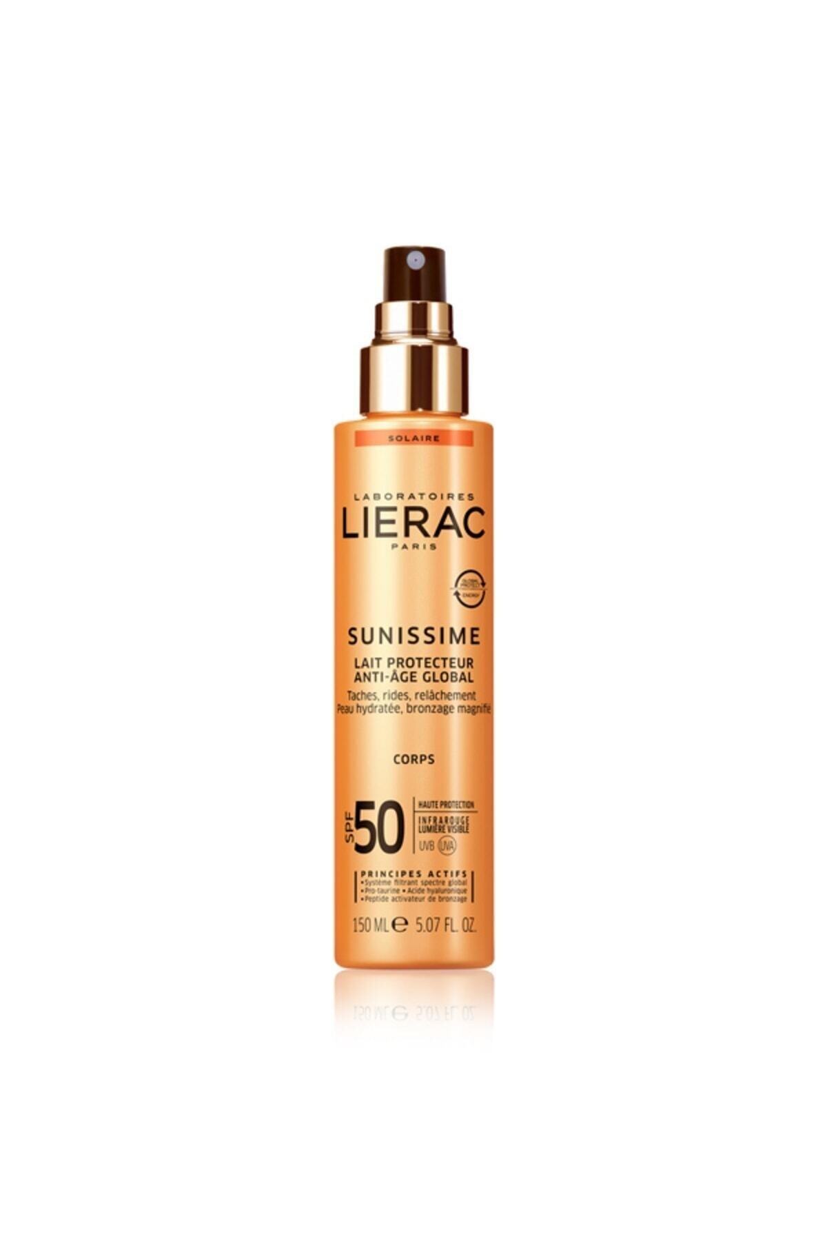 Lierac کرم ضد آفتاب SPF 50+ بدن محافظتی با انرژی جهانی