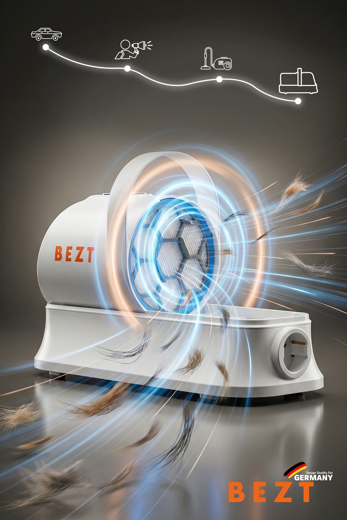 ست کم‌صدای مراقبت گربه و سگ بزت Bezt مدل BZT-PET07
