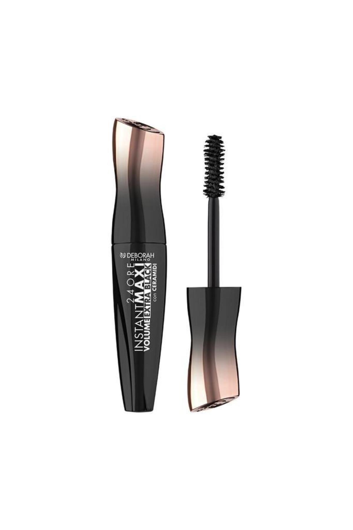 ریمل حجم‌دهنده دبورا Deborah 24Ore Instant Volume Extra Black مشکی