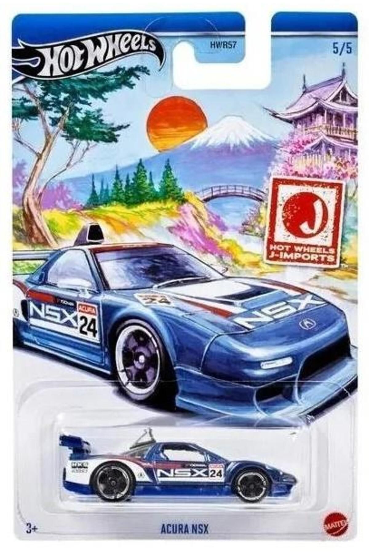 مدل خودرو سری J IMPORT هوندا ACURA NSX هات ویلز اورجینال HOT WHEELS