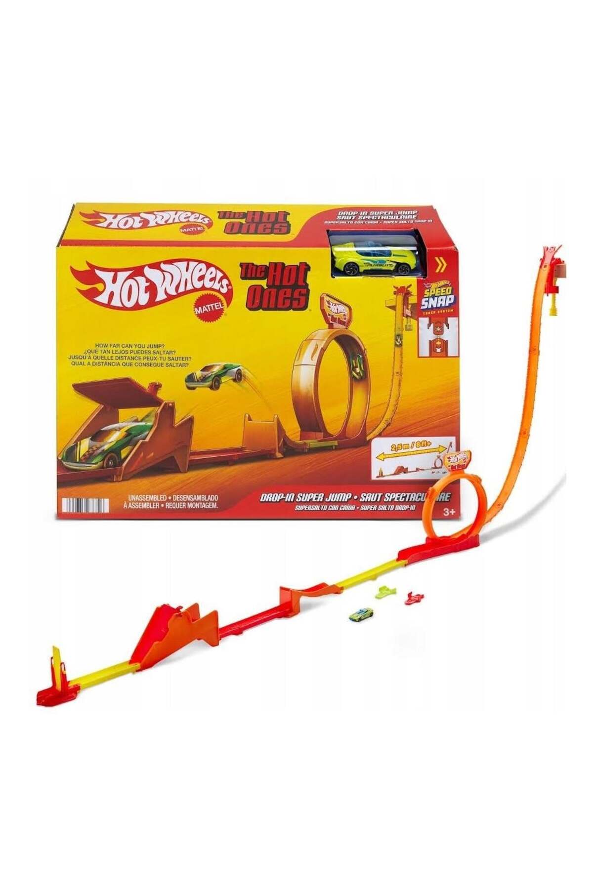 ماشین اسباب بازی STUNT JUMP TRACK RACING SET TOY JCX69 از ترکیه HOT WHEELS