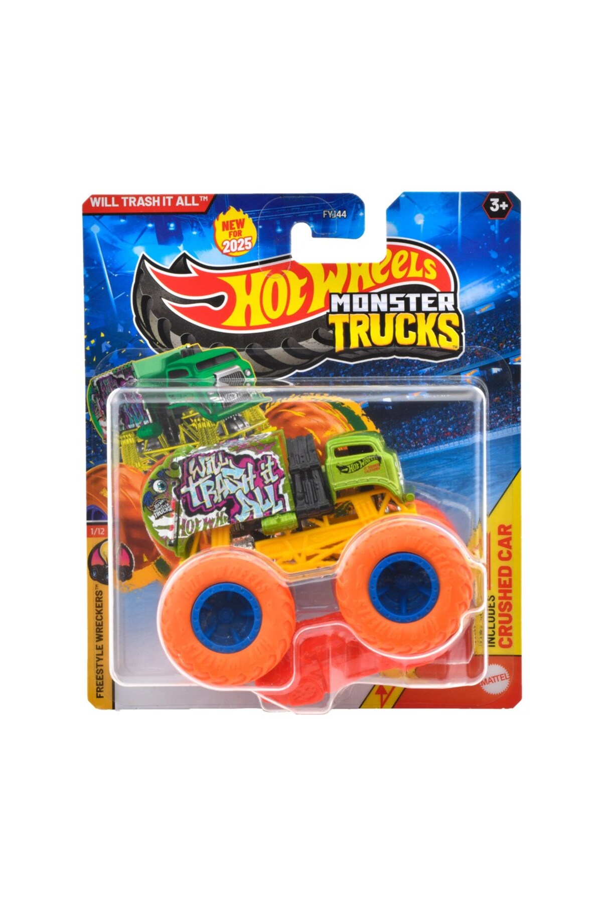 ماشین اسباب بازی MONSTER TRUCKS همه را سطل زباله خواهد کرد از ترکیه HOT WHEELS