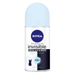 رول‌آن ضدتعریق زنانه اینویزیبل بلک اند وایت پیور نیوآ Nivea حجم ۵۰ میلی‌لیتر