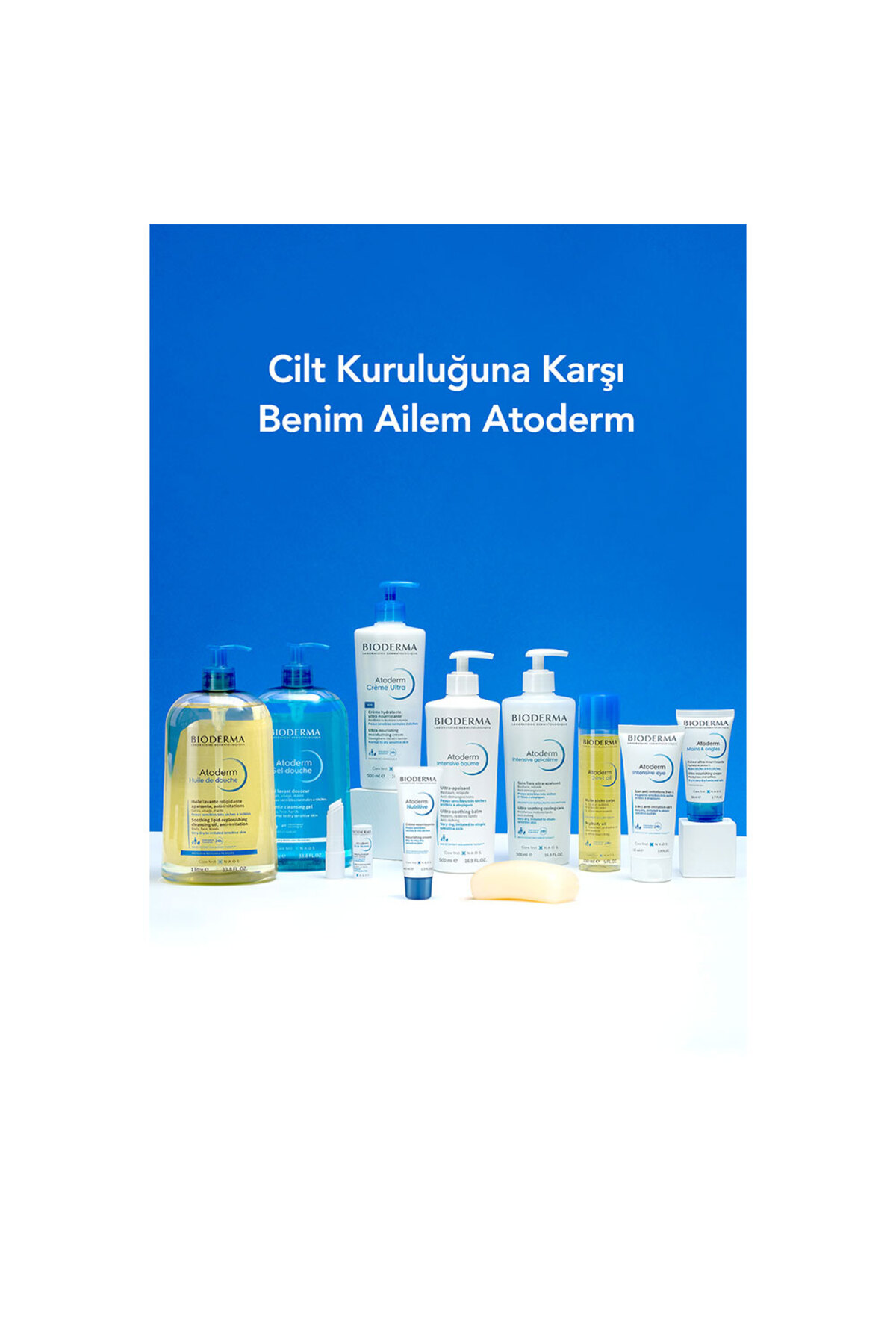 کرم مرطوب کننده پمپی مدل Atoderm Intensive  با حجم 500 میل بایودرما Bioderma