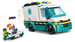 مجموعه ساختنی آمبولانس امداد فوری لگو LEGO سیتی City مدل 60451، ۱۸۴ قطعه، حداقل ۵ سال