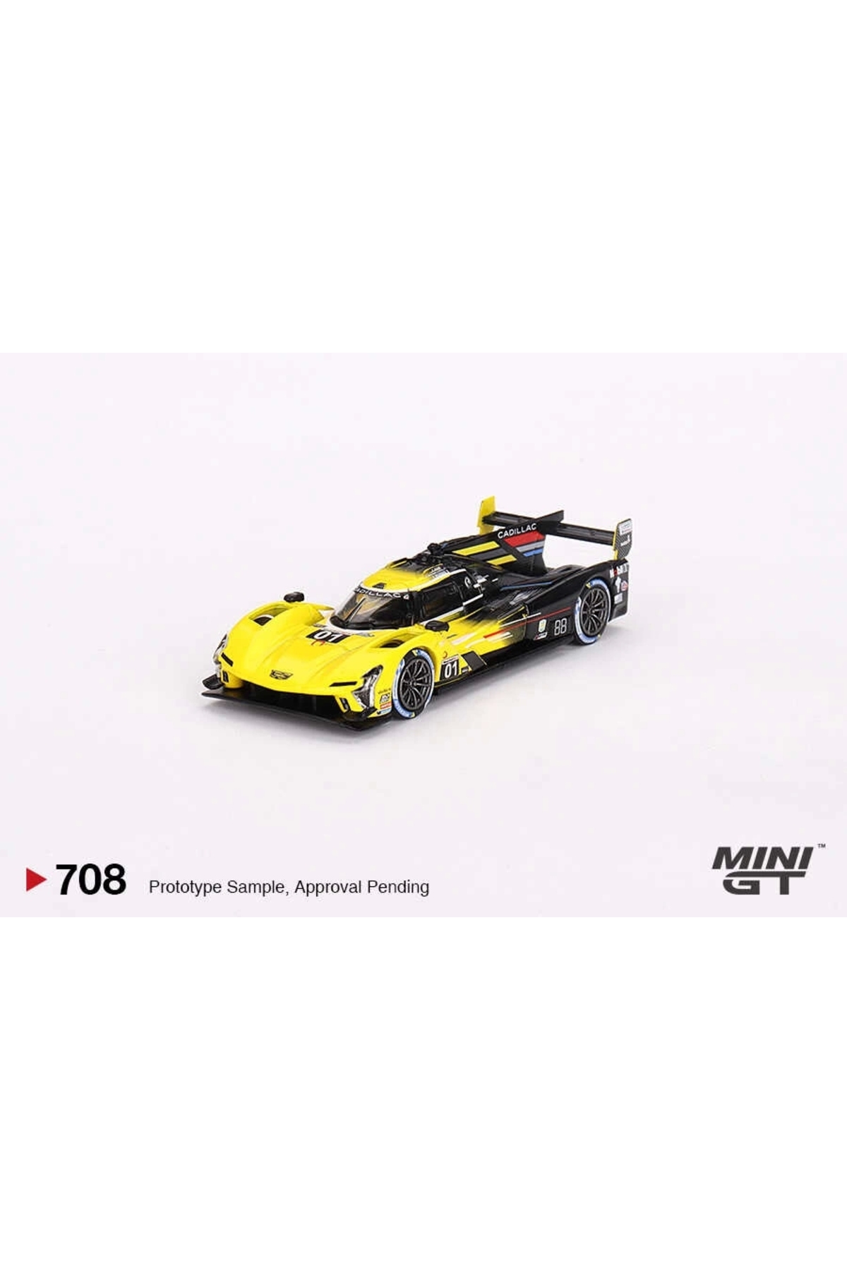 مدل خودرو CADILLAC V SERIES.R 01 RACING 2023 IMSA DAYTONA 24 HRS مقام سوم 708 اورجینال mini gt