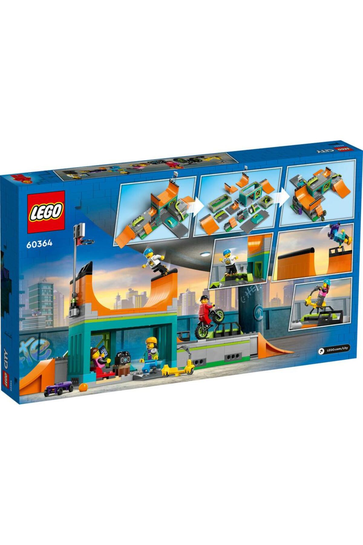لگو و اسباب بازی های ساخت محور مجموعه ساز CITY STREET SKATE PARK 60364 454 PIECES از ترکیه LEGO