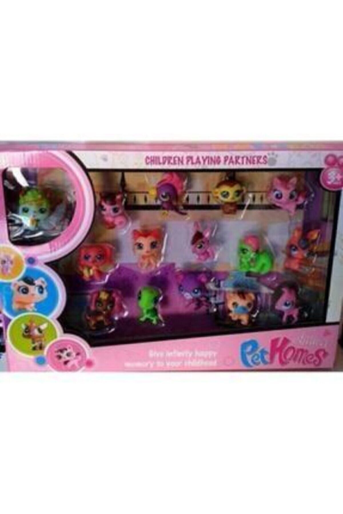 اسباب بازی های فیگور دیگر ست مینی صورتی اورجینال Littlest Pet Shop