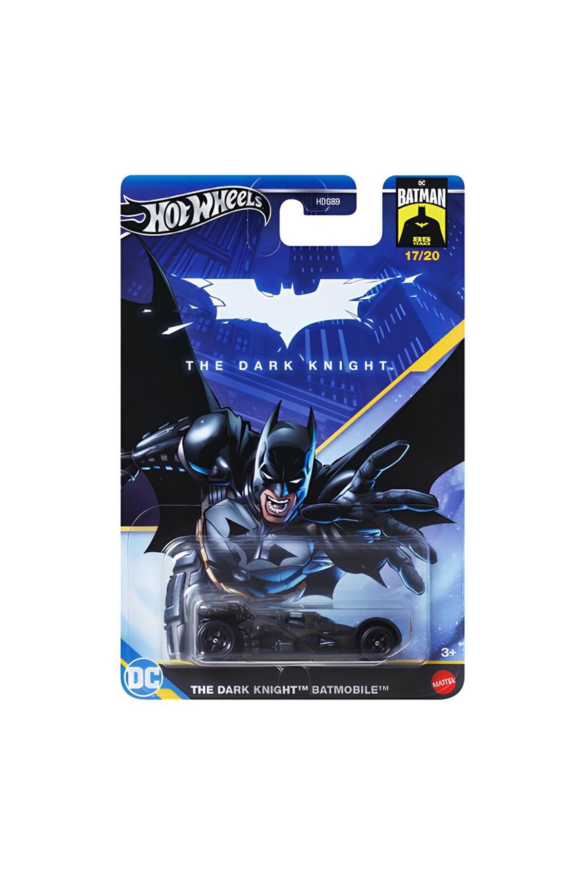 ماشین اسباب بازی ماشین‌های با تم بتمن شوالیه تاریکی BATMOBILE HRW32 HOT WHEELS