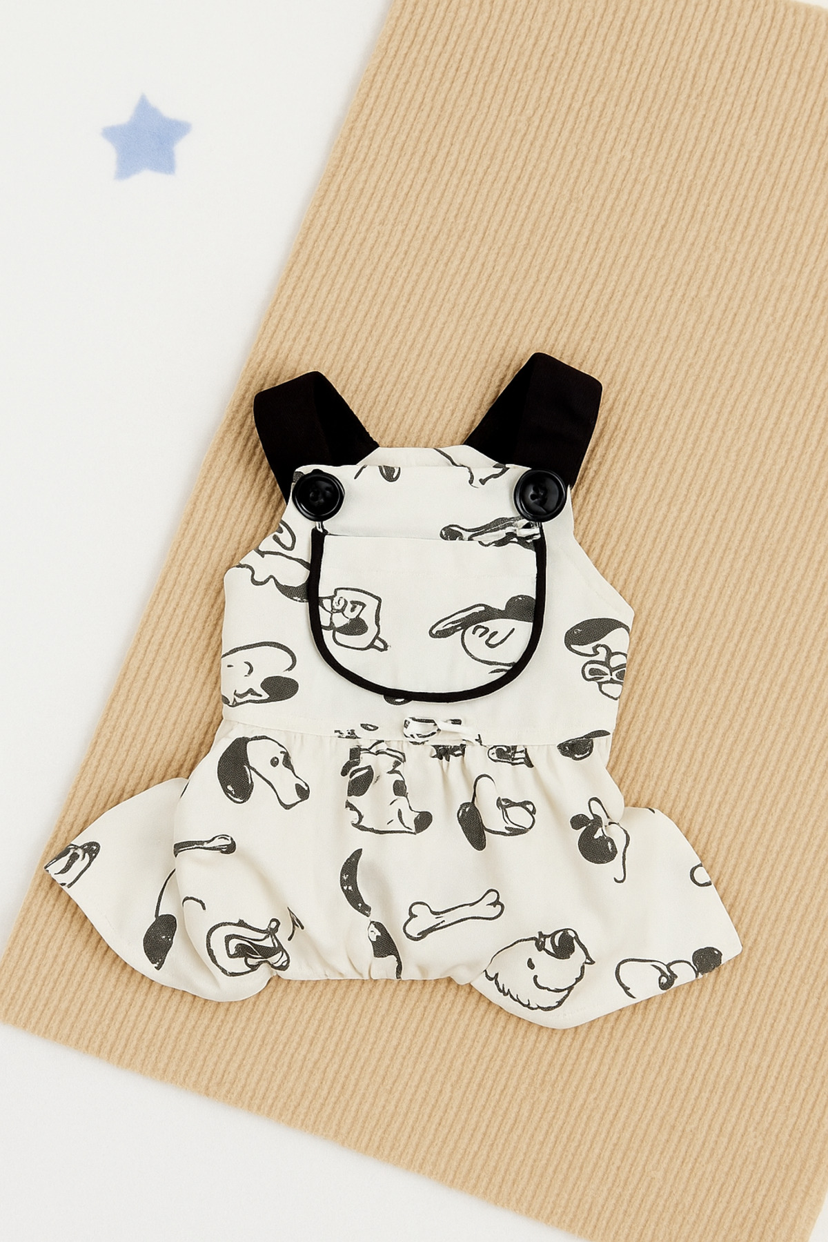 سرهمی سگ پاو بوتیک Paw Butik، پنبه‌ای و سفید