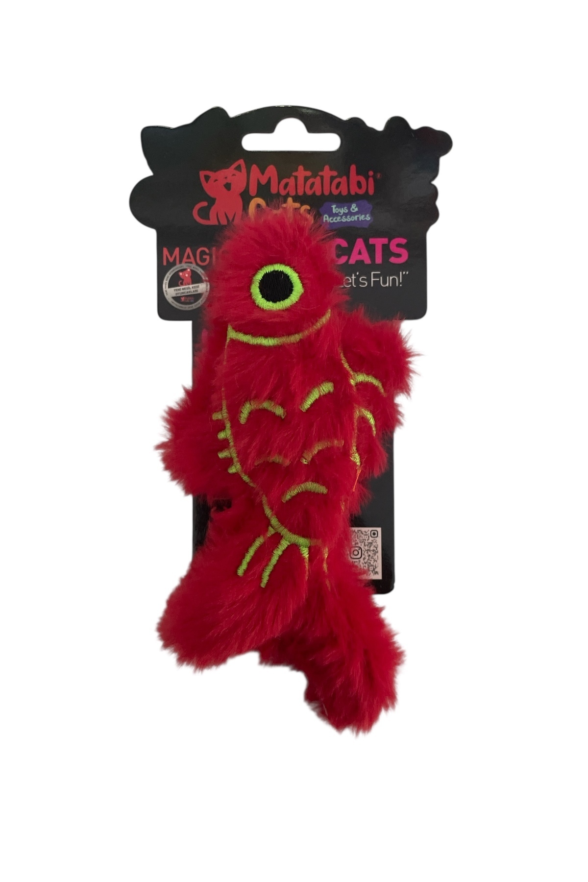 اسباب‌بازی پولیشی ماهی گربه ماتاتابی کتس MATATABİ CATS، مدل P008 چندرنگ