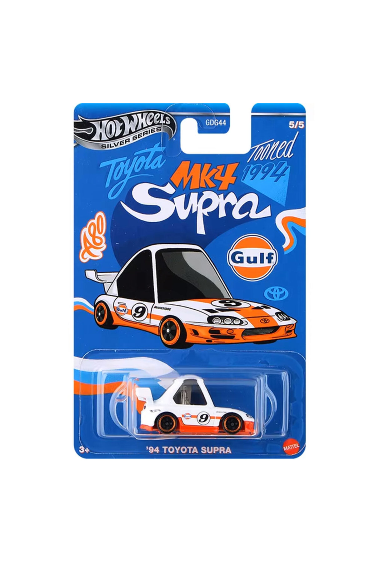 ماشین اسباب بازی خلیج فارس 94 تویوتا SUPRA GDG44 هات ویلز اورجینال HOT WHEELS