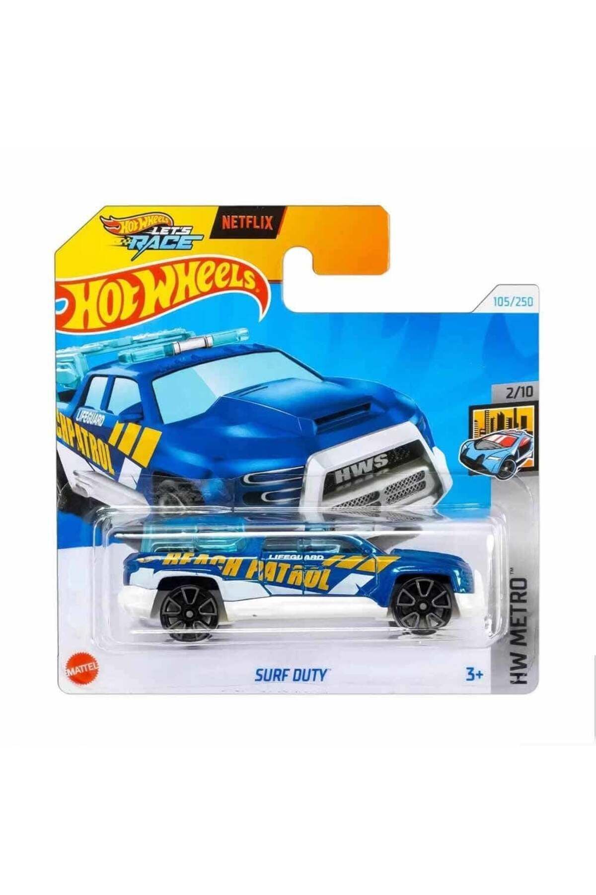 ماشین اسباب بازی SURF DUTY سری HW METRO 2024 هات ویلز اورجینال HOT WHEELS
