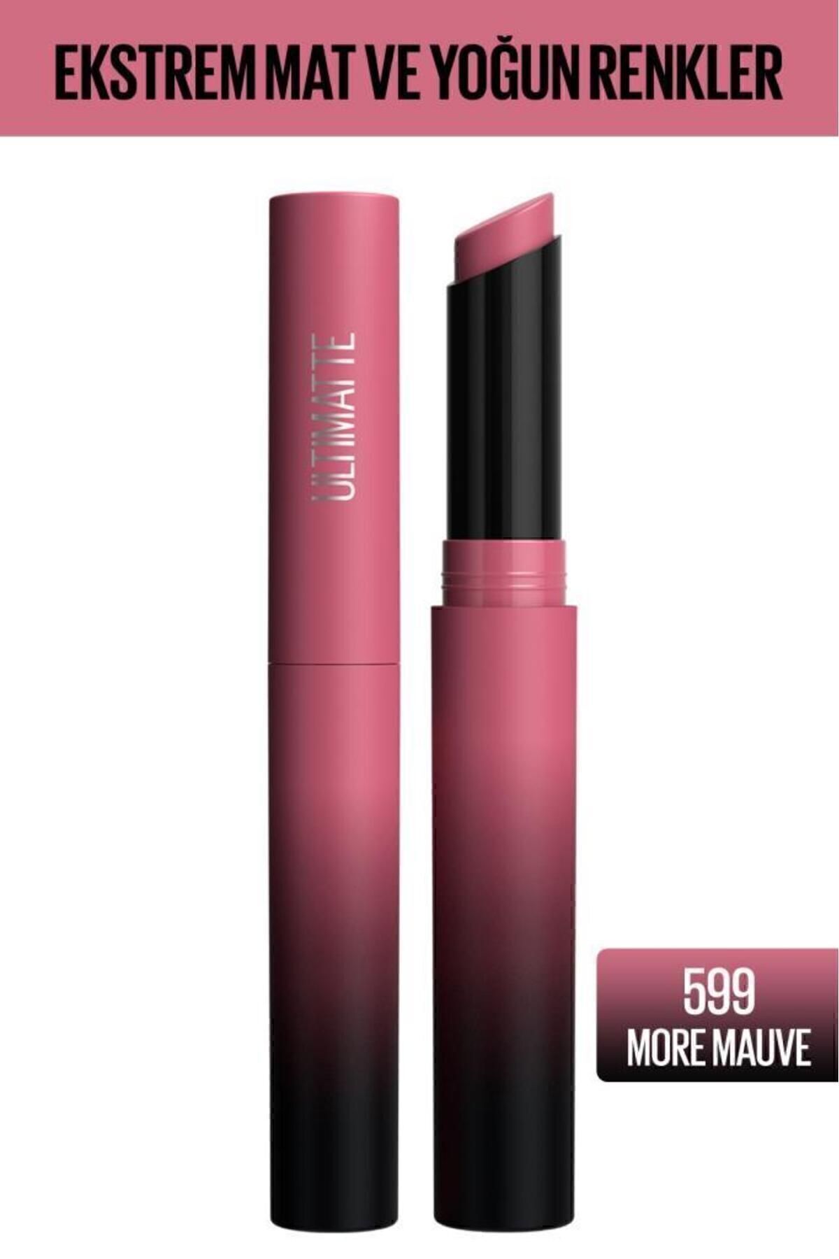 Maybelline New York آرایش لب مایع مات رنگارنگ مایبلین نیویورک 599 موو (صورتی)