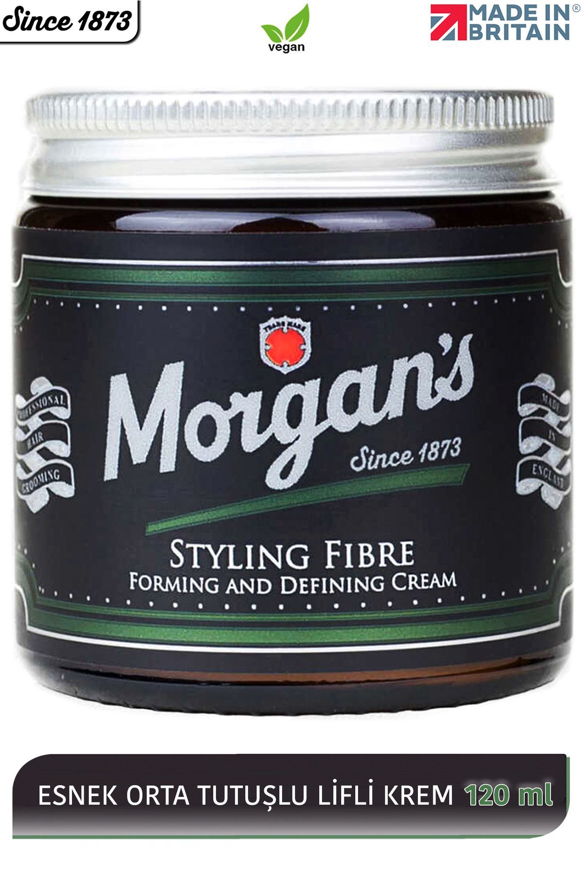 کرم و واکس حالت دهنده مو نرم کننده 120 میلی لیتری MORGAN'S STYLING FIBER MEDIUM HOLD Morgan's Pomade