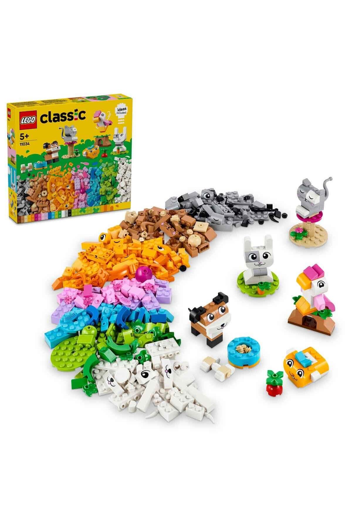 لگو و اسباب بازی های ساخت محور کلاسیک CREATIVE PETS 11034 اورجینال LEGO