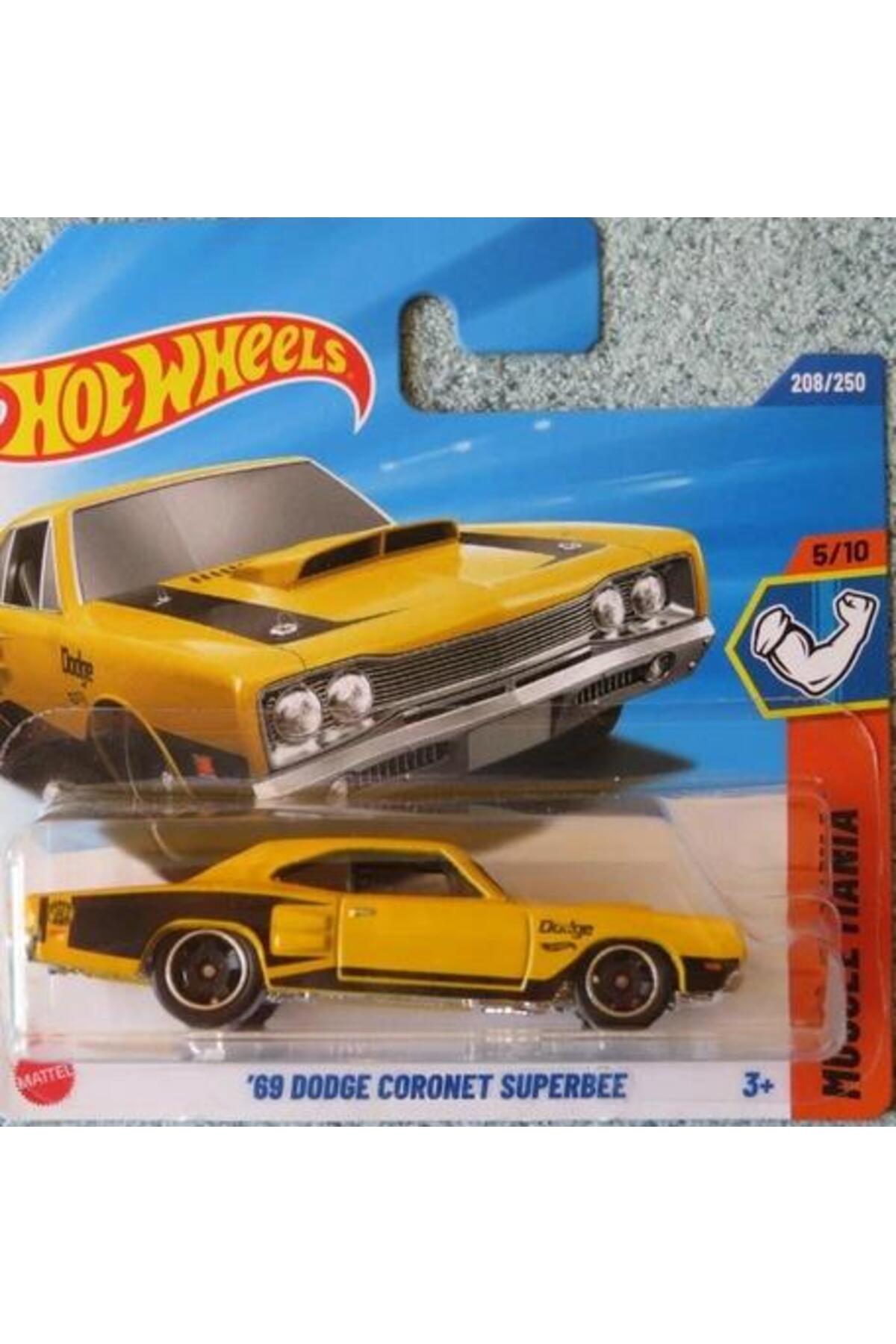 ماشین اسباب بازی SINGLE CARS '69 DODGE CORONET SUPERBEE JBB27 MUSCLE MANIA از ترکیه HOT WHEELS