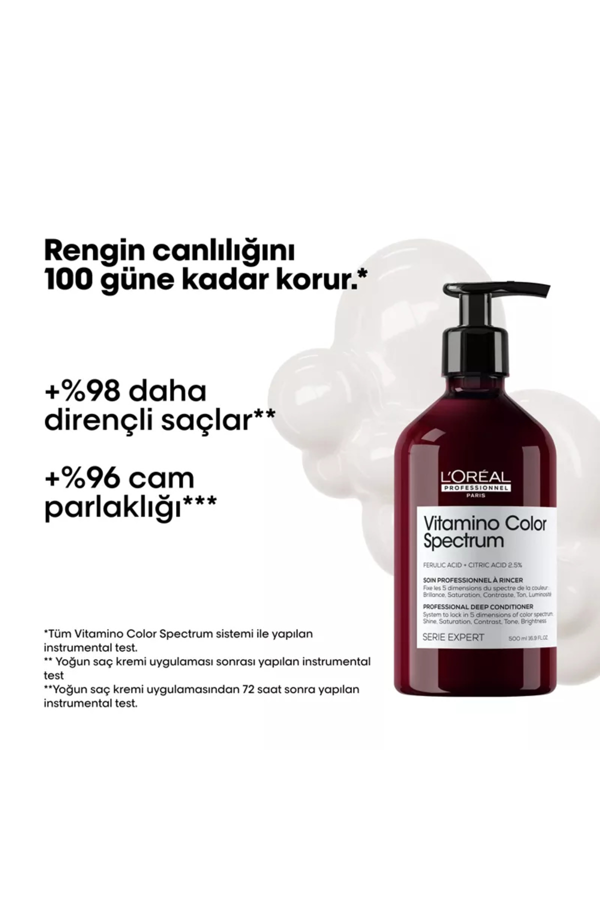 نرم کننده مو مردانه و زنانه LOREAL VITAMINO COLOR SPECTRUM CONDITIOER 500 میل L'oreal Professionnel