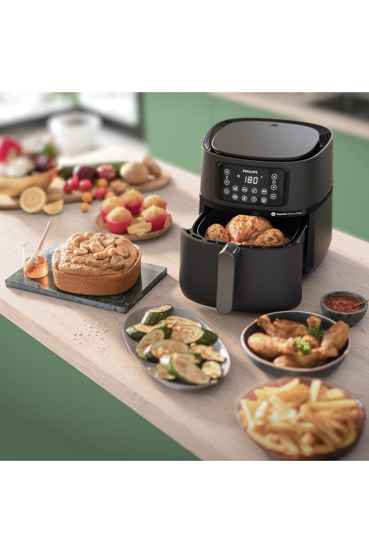 سرخ کن فریزر متصل HD9285 96 5000 SERIES XXL اورجینال Philips
