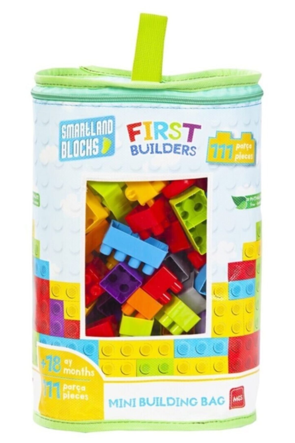 لگو و اسباب بازی های ساخت محور SMARTLAND BIG BLOCKS LEGO BAG 111 PIECES URT 5795 از ترکیه MGS OYUNCAK