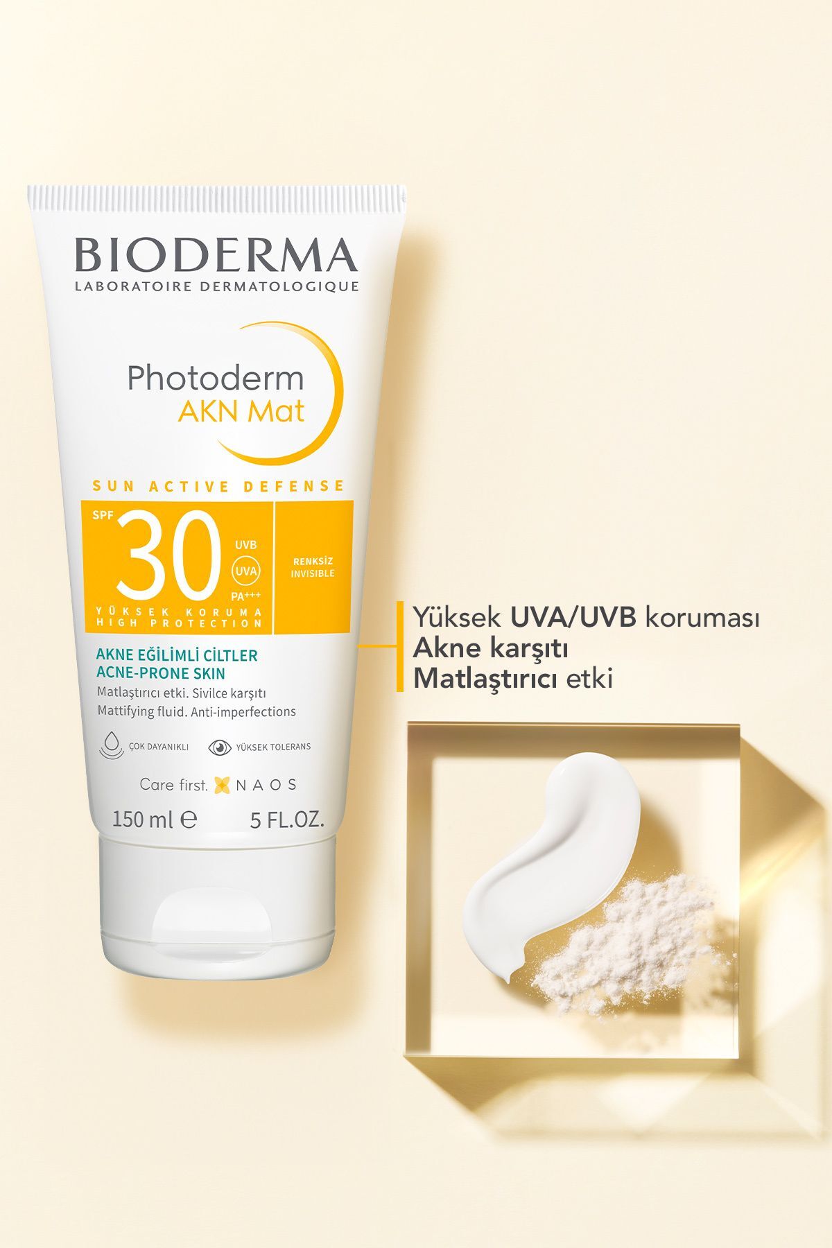 کرم ضد آفتاب صورت PHOTODERM AKN MAT MATH ANTI PROVISION روغن آکنه تأثیر ماده 150 میل Bioderma
