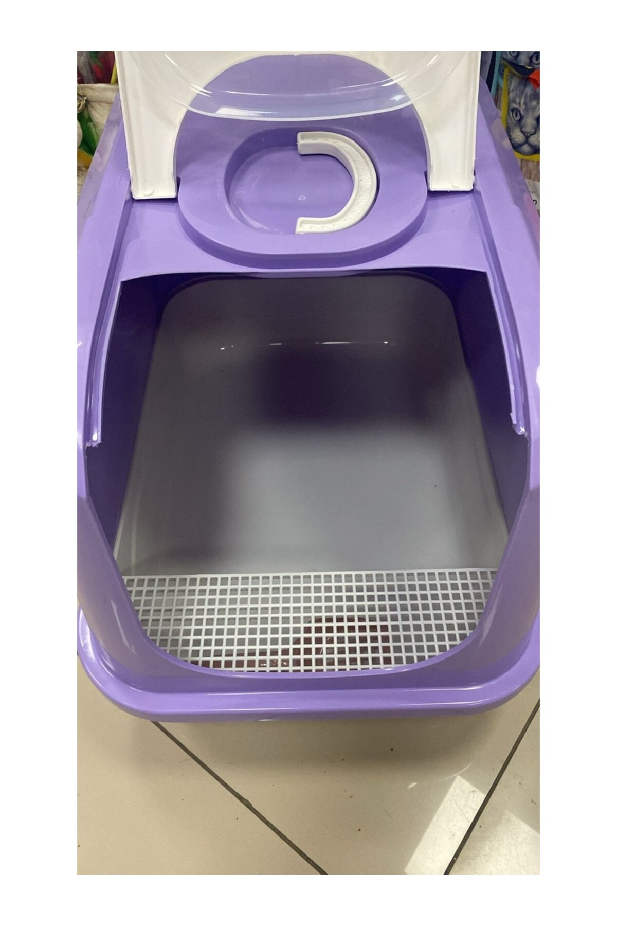 الک توالت گربه XXL وولمین پت‌شاپ Volmin Petshop سفید