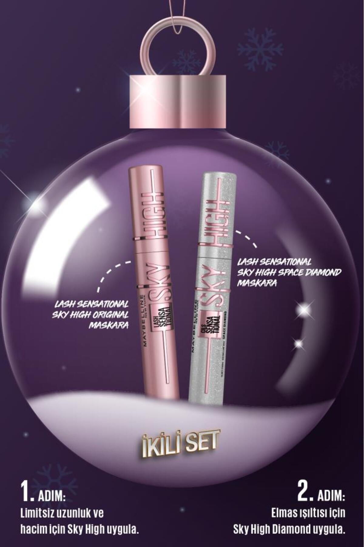 ریمل SKY SCENICATION HIGH DIAMOND SPARKLING &amp; مشکی Maybelline New York