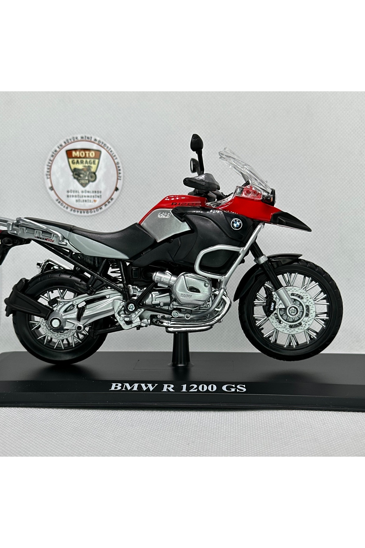 مدل خودرو موتورسیکلت BMW R1200 GS 1:12 DIECAST MODEL – فلزی اورجینال Maisto Diecast