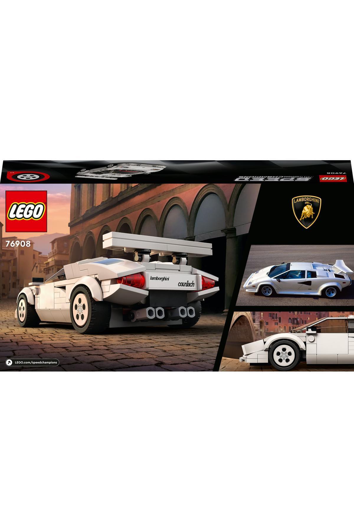LEGO مجموعه ساخت اسباب بازی سرعتی با 262 قطعه لامبورگینی کونتاچ 76908