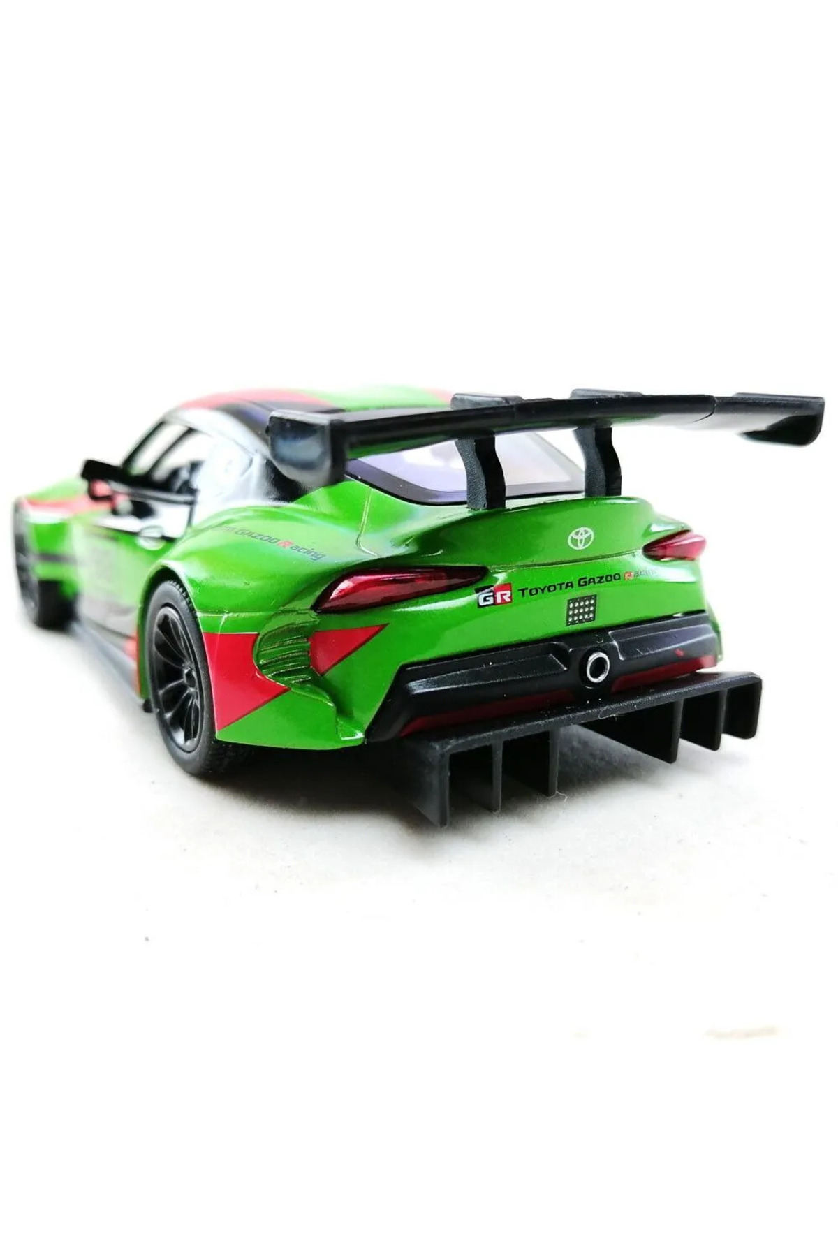 مدل خودرو ماشین فلزی TOYOTA SUPRA GR RACING LIVERY EDITION 1:36 12.5 CM PULL DROP GREEN اورجینال LRS STORE