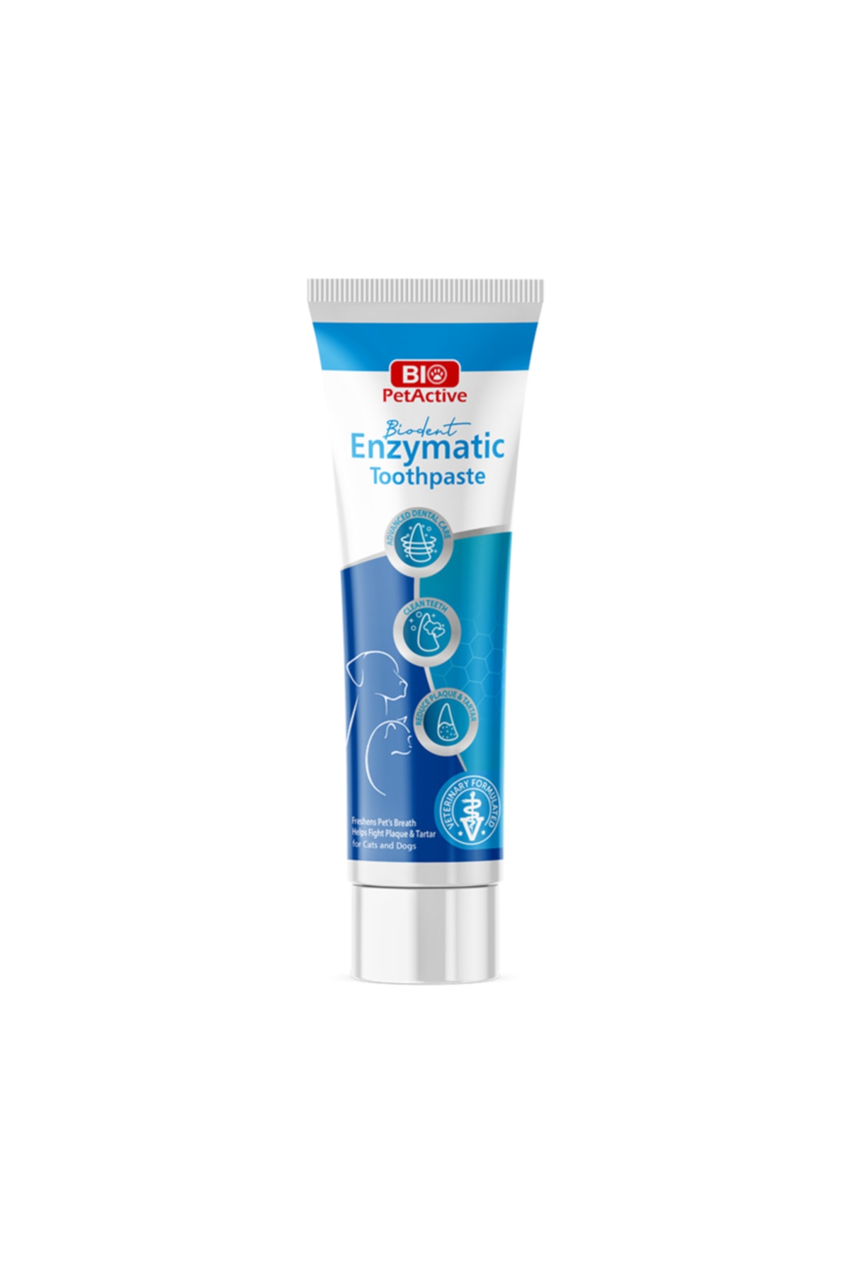 خمیردندان آنزیمی سگ و گربه بیو پت‌اکتیو Bio PetActive، ۱۰۰ میلی‌لیتر